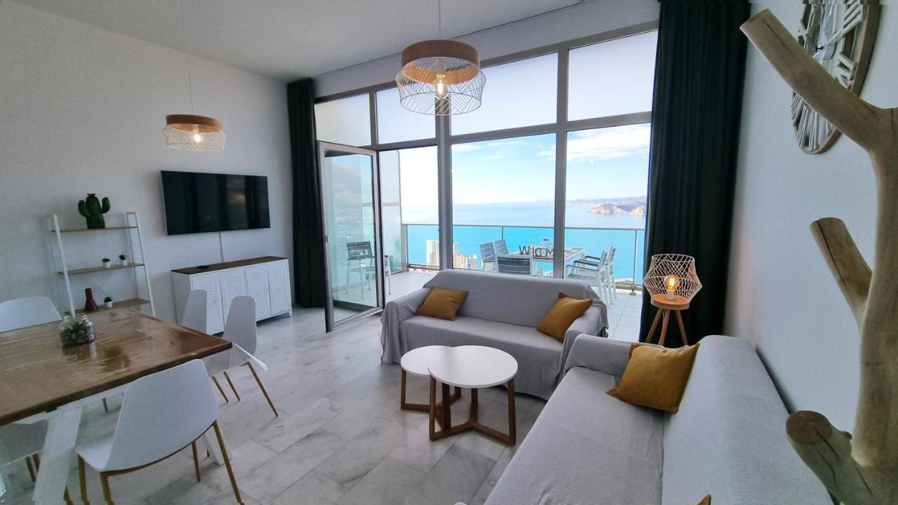 Апартаменты Skyline 41 Gran Lujo, Terraza Grande Y Vistas Al Mar - Planta 41 Бенидорм Экстерьер фото